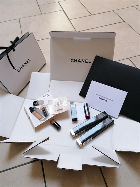 chanel cosmetic packaging|Chanel free sample.